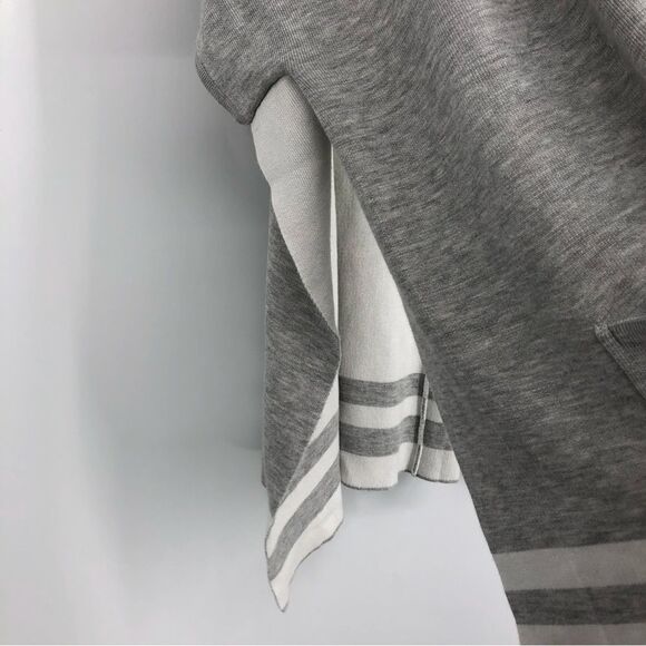 LYSSE Womens Poncho Cardigan Gray Open Front Size Small Medium - Picture 5 of 7